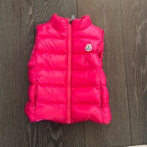 MONCLEAR PUFFER- GIRLS - SIZE 4- PINK